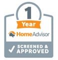 Screen & Approved by HomeAdvisor for 1 Year