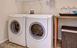 Washer and dryer in a home
