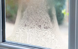 Condensation on window inside home